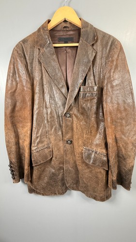 Allsaints mens leather - leather, blazer