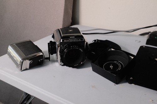 Bronica with nikkor 75mm - s2,