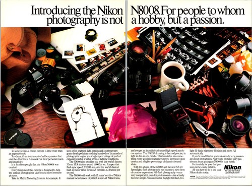 Nikon n8008 fotografia è - nikon, la