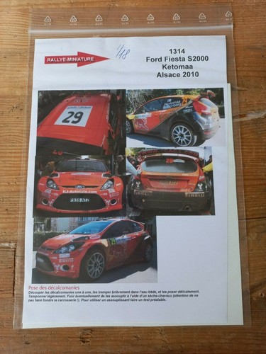 Decals ref 1314 ford - decals, 1/18