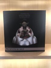 SIDESHOW YODA JEDI MASTER STAR WARS action figure scala 1/6 completo