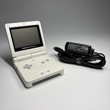 CONSOLE GAME BOY ADVANCE SP BIANCO PERLA COMPLETO NUOVO + CARICATORE ORIGINALE