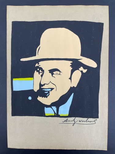 Andy warhol disegno quadro - e,