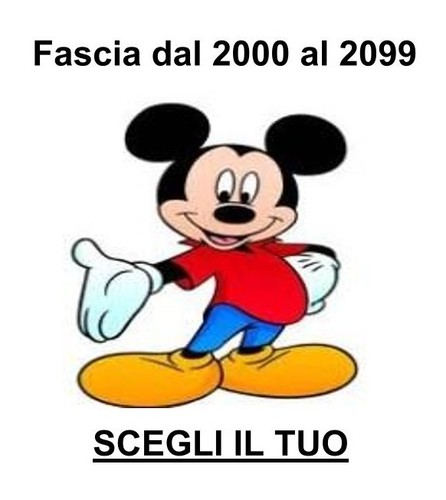 Topolino nuovi fascia 2000 - -,