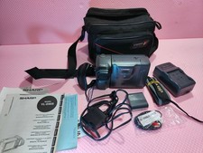 Videocamera Video8 Sharp VL-E66S, funzionante con borsa e accessori