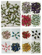 120 Pz  Mini Fiori Rose Nastro