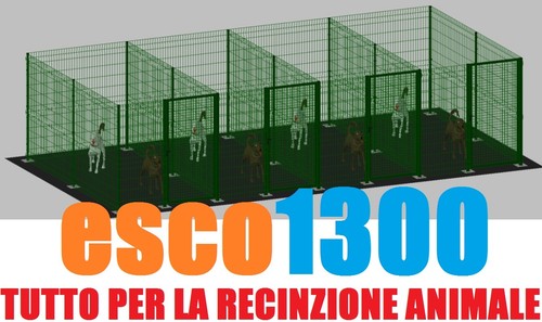 Recinto box per cani ferro - per, in