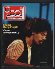 CIAO 2001 10/1974 DEEP PURPLE ORME BRANDUARDI MARIO SCHIANO + POSTER GLI UNO