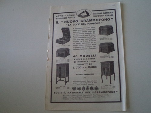 Advertising pubblicità 1927 - advertising,