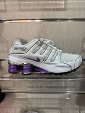 NIKE SHOX BIANCHE E VIOLA