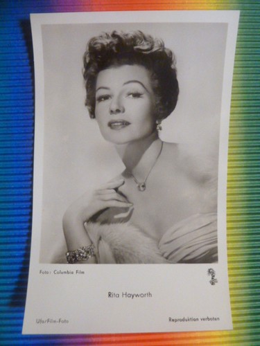 Rita hayworth cartolina - rita,