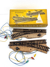 Marklin 5117 - confezione 2 deviatoi scambi elettromagnetici scala H0
