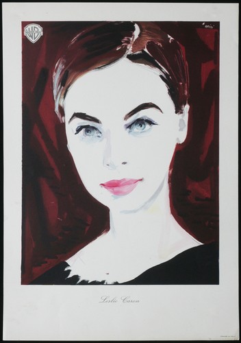 Bozzetto cinema leslie caron - ,