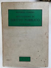 A TESAURO ISTITUZIONI DI DIRITTO PUBBLICO VOL 2 1961