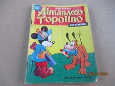 ALMANACCO TOPOLINO anno 1958 n 9  del 9/1958 giochi non compilati