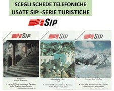 SCEGLI SCHEDA TELEFONICA USATA SERIE TURISTICA --SIP