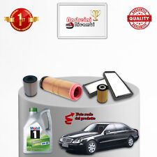 KIT TAGLIANDO 4 FILTRI E OLIO MERCEDES CLASSE S320 CDI W220 150KW 204CV 2005 ->