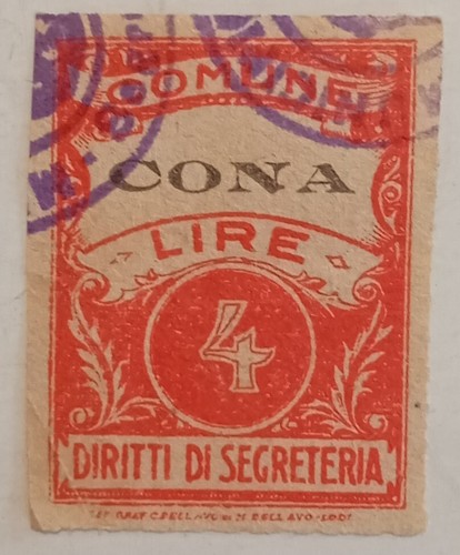 Cona marca bollo - (ve),