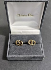 Orecchini Christian Dior logo