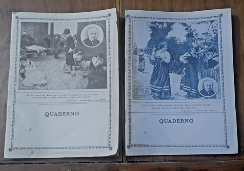 Lotto quaderni epoca anni 20 - quaderni,