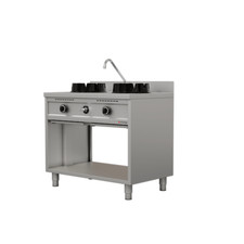 Fornello wok a gas Gastro 2x15