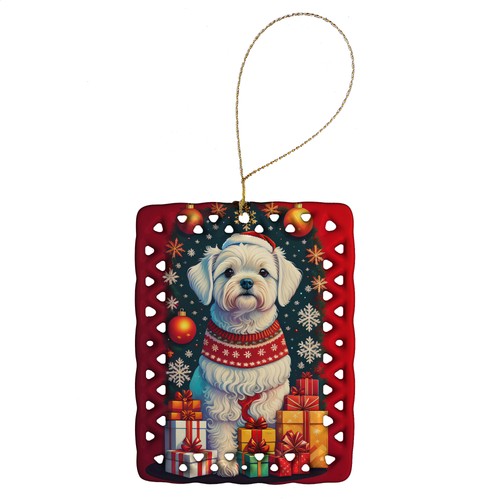 Maltese holiday christmas - maltese,