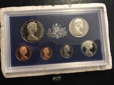 🇦🇺 1983 Australia RAM decimale centesimo PROOF COIN SET 50c 🦘 20c 10c 5c 2c 1c 🐾