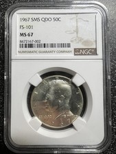 1967 QDO 50C FS-101 MS67 NGC