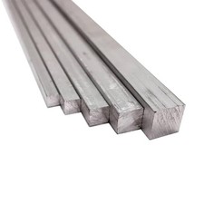 Barra quadra acciaio inox - in,