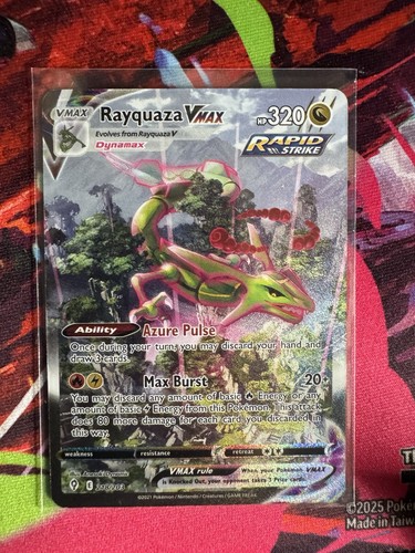 Rayquaza vmax alternate art - (alternate,