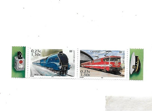 Timbres neufs train - timbres,