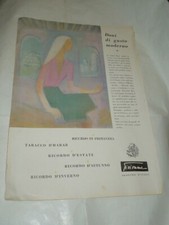 PUBBLICITA' VINTAGE ANNI '50-PROFUMI"TABACCO D'HARAR"-GI.VI.EMME PROFUM D'ITALIA