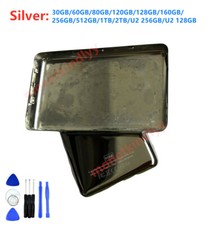 Custodia posteriore in metallo personalizzata per iPod Classic e Video 30 7° 120 GB 160 GB