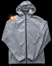 Giacca a vento ASICS grigia