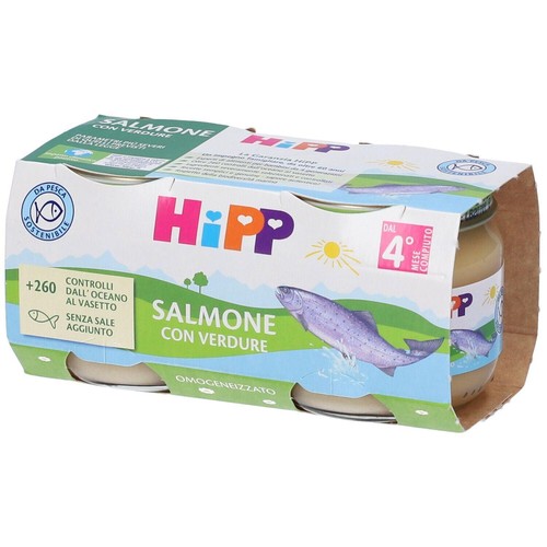 Omogeneizzato hipp salmone con - omogeneizzato,