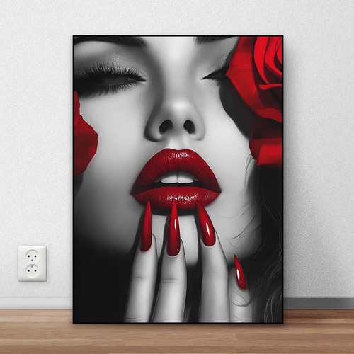 Poster arte parete donna - arte,