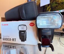 FLASH SPEEDLIGHT CANON  600 EX-RT CON SCATOLA ED ACCESSORI ORIGINALI
