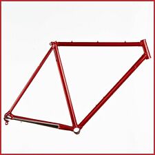 NOS COLUMBUS TELAIO ACCIAIO VINTAGE STRADA CORSA BICI BICICLETTA ANSE ALETTE ROSSO VECCHIO