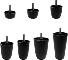 Piedi in plastica per divano poltrona mobili, piedini gambine varie misure PVC