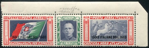 1933 egeo trittico - trittico, ciuffo