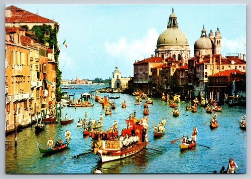 Cartolina venezia canal - cartolina,