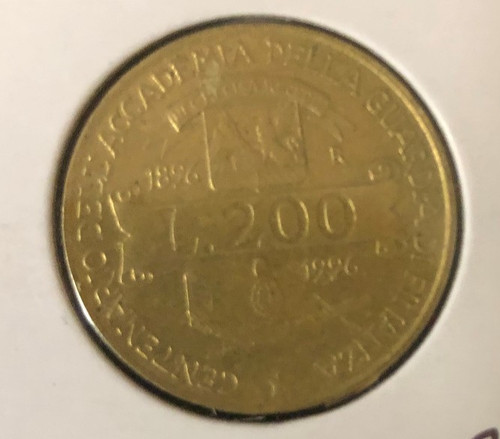 Italy 200 lire - lire, commemorative