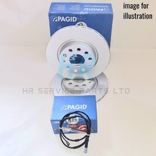 Pagid front brake discs pads - discs, &