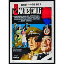 manifesto I 2 MARESCIALLI carabiniere totò vittorio de sica corbucci bartro M317