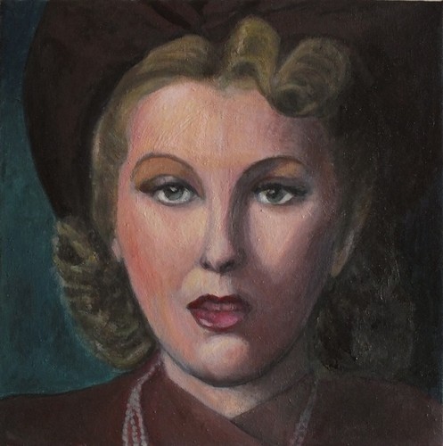 Olio tela 40x40 - su,