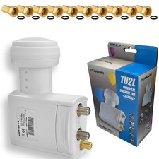 Unicable cavo unico cavo singolo LNB LNC LMB +2 Legacy SCR 6x partecipanti 10x connettore F