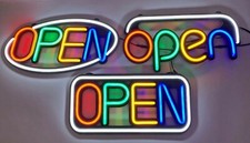 INSEGNA LUMINOSA LED APERTO