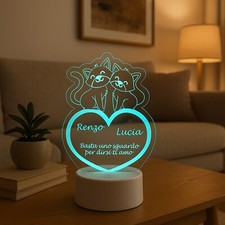 Lampada LED con Forma Cuore e
