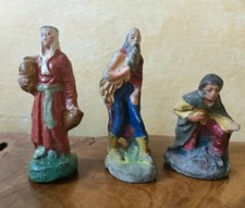 Lotto 3 vecchie statuine