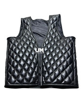Gilet uomo nero in vera pelle
